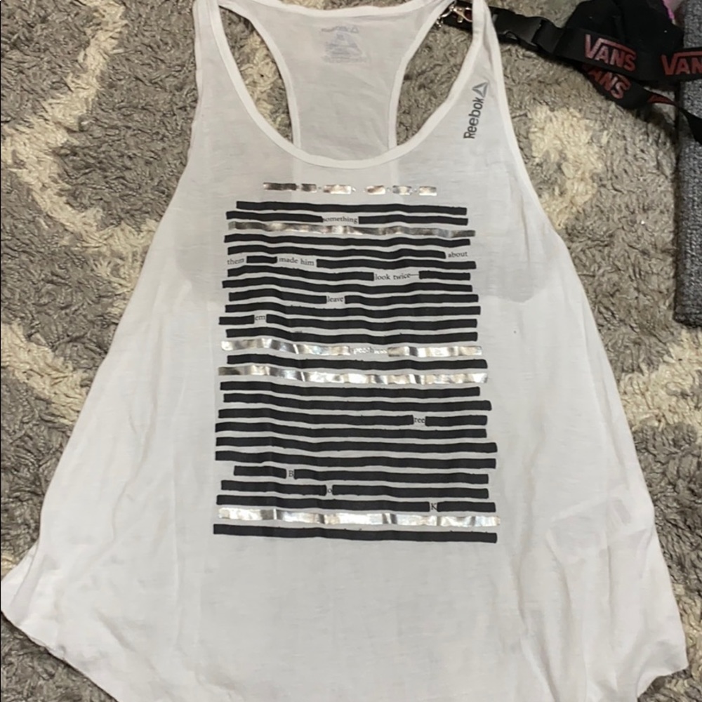 reebok athletic tank top